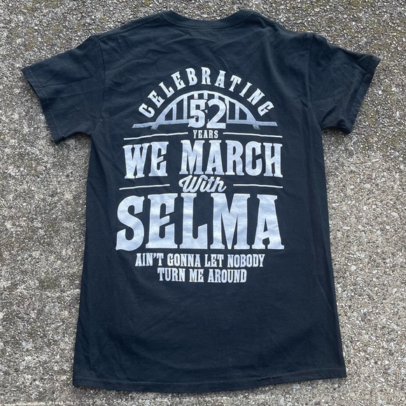 Selma Mr. Luther King T Shirt Black 52 Year Commemorative - Picture 2 of 5